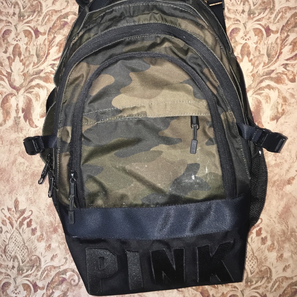 Camo school bag